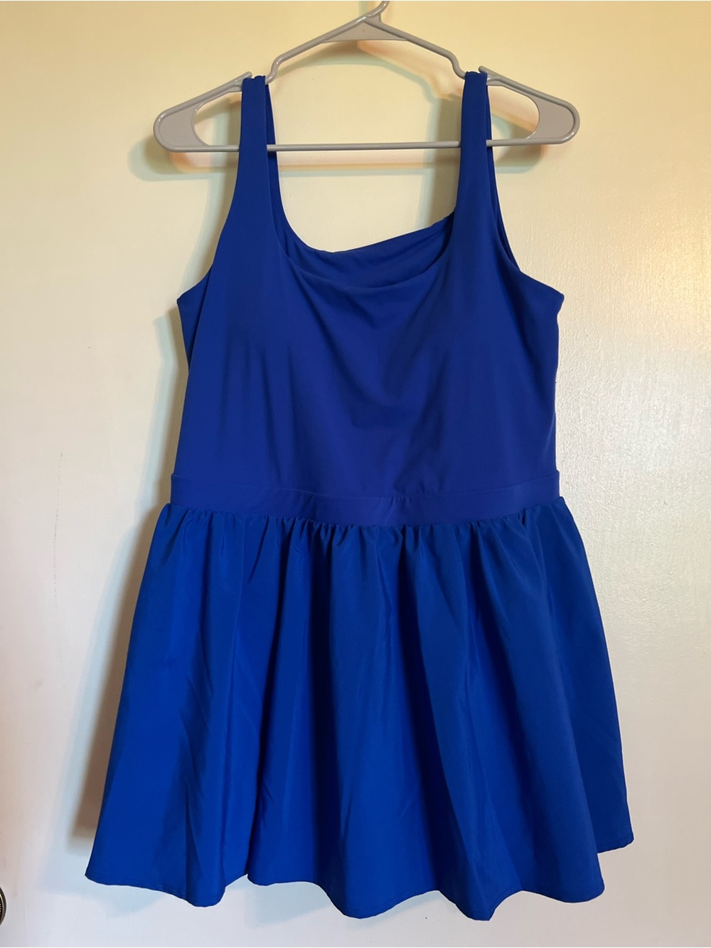 Royal Blue Sleeveless Skater Dress